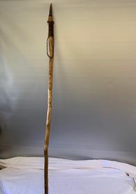 Wood Walking/Hiking Stick with Tan Colored Grip 197//280